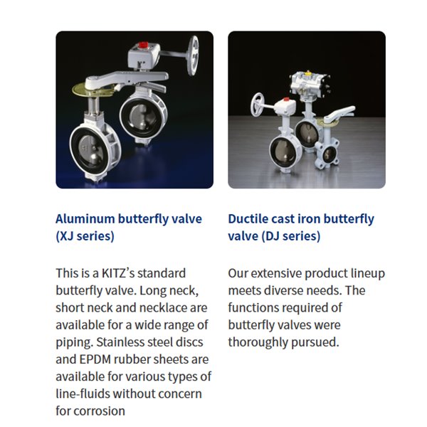KITZ日本開滋閥門、10K電動蝶閥EXS100-10DJUE-40A