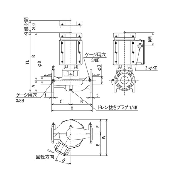 HITACHI-IES日立電動泵JDS 65X50B-E53.7