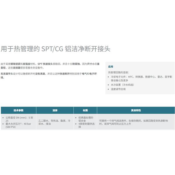 瑞士STAUBLI史陶比爾潔凈斷開(kāi)接頭SPT25.7156/L/CG